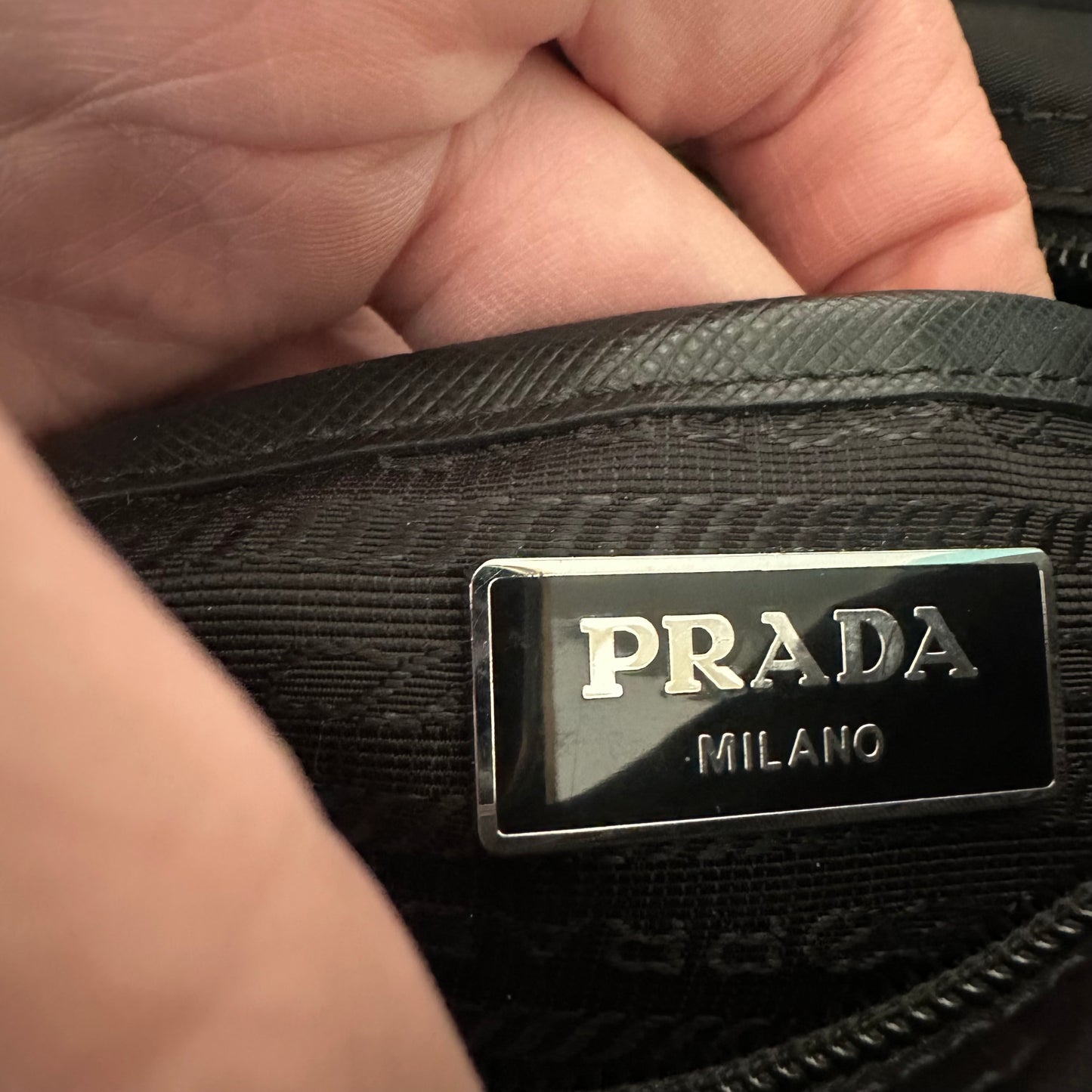 Prada Rockstar Studded Messenger Bag