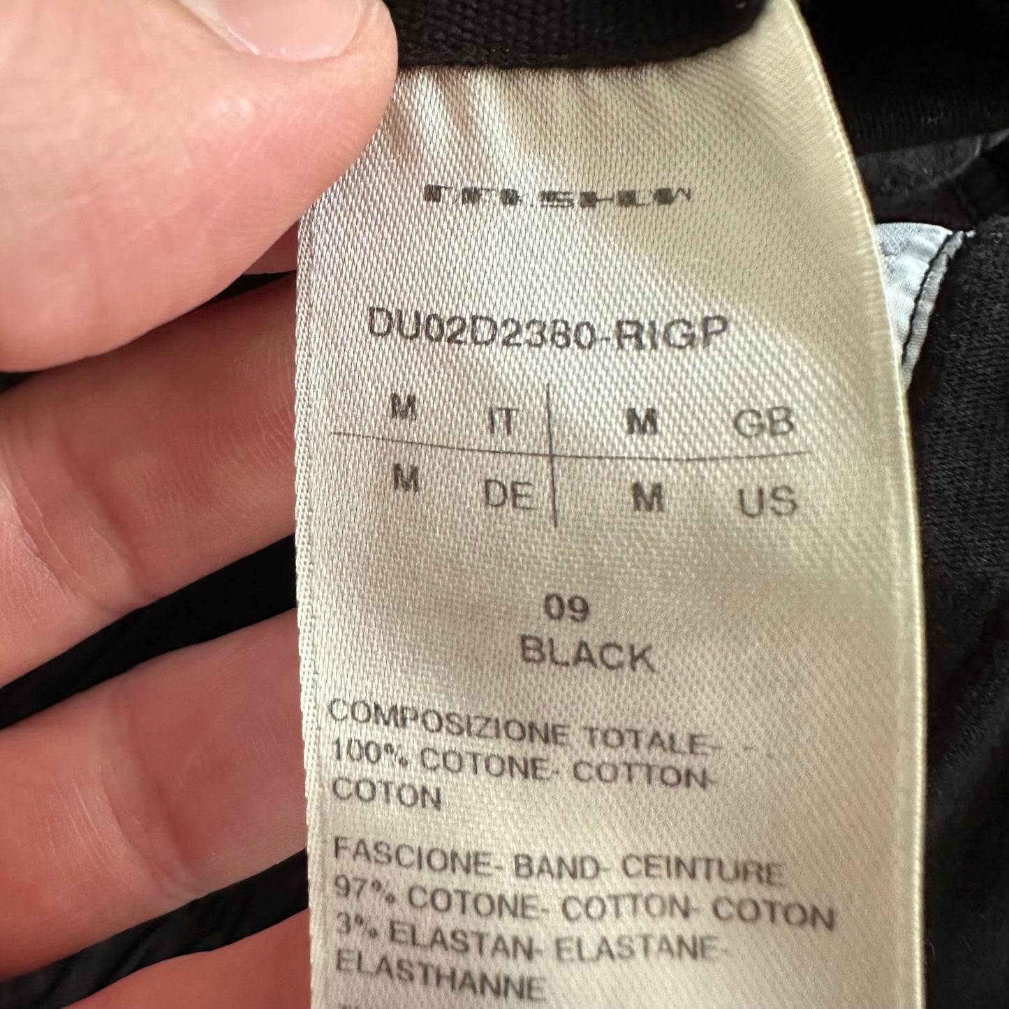 Rick Owens DRKSHDW Cotton Jersey Drawstring Pods Shorts