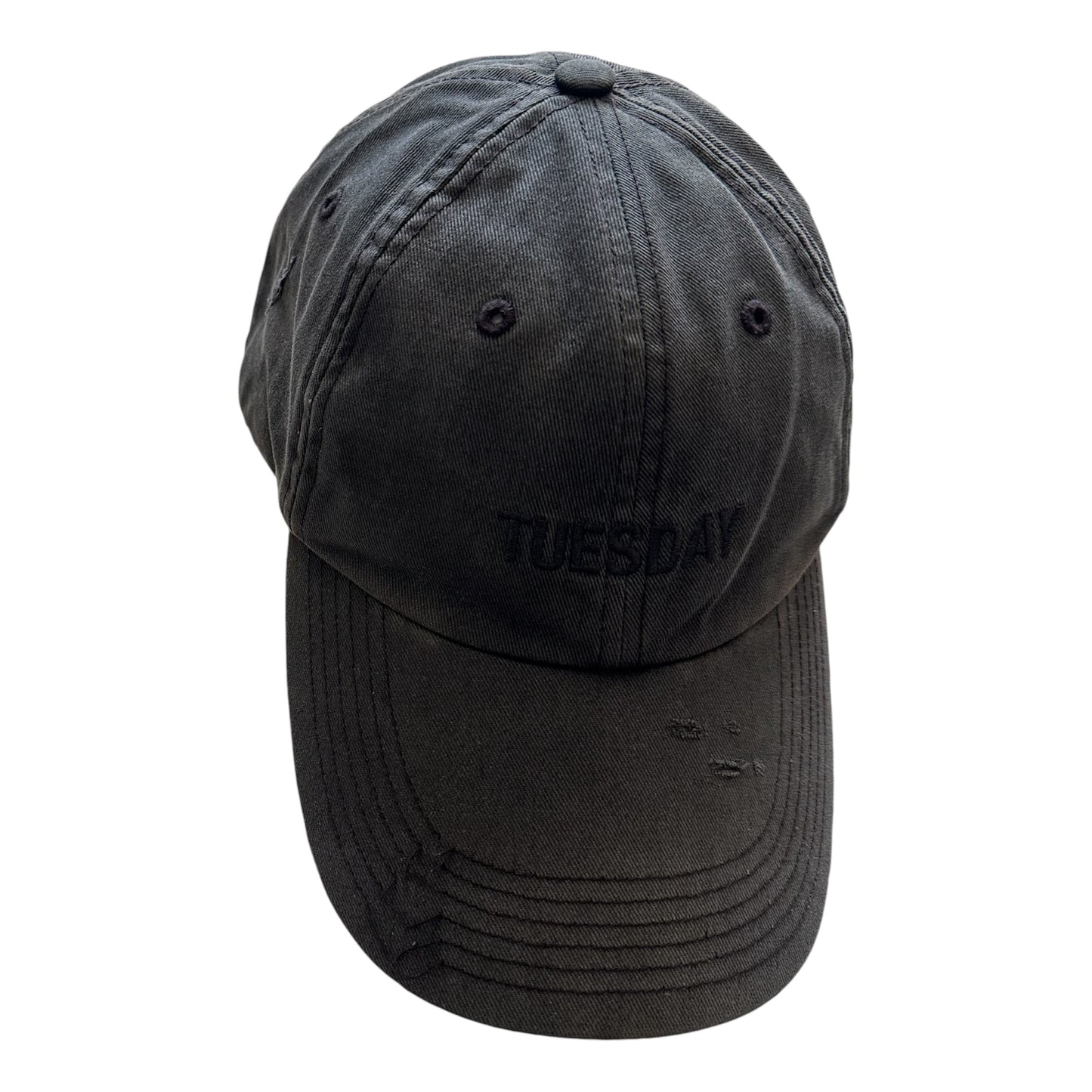 Vetements S/S 19 Distressed “Weekdays” Tuesday Cap