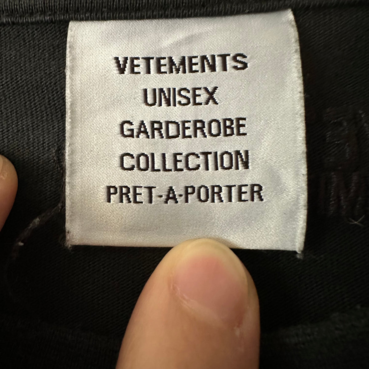 Vetements Death Metal Longsleeve SS24