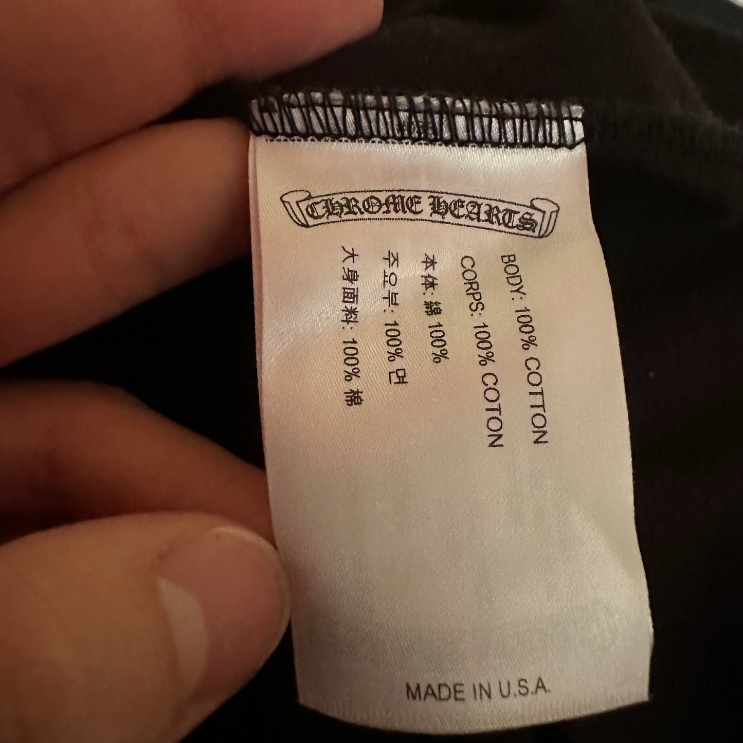 Chrome Hearts Horse Shoe Pocket Tee