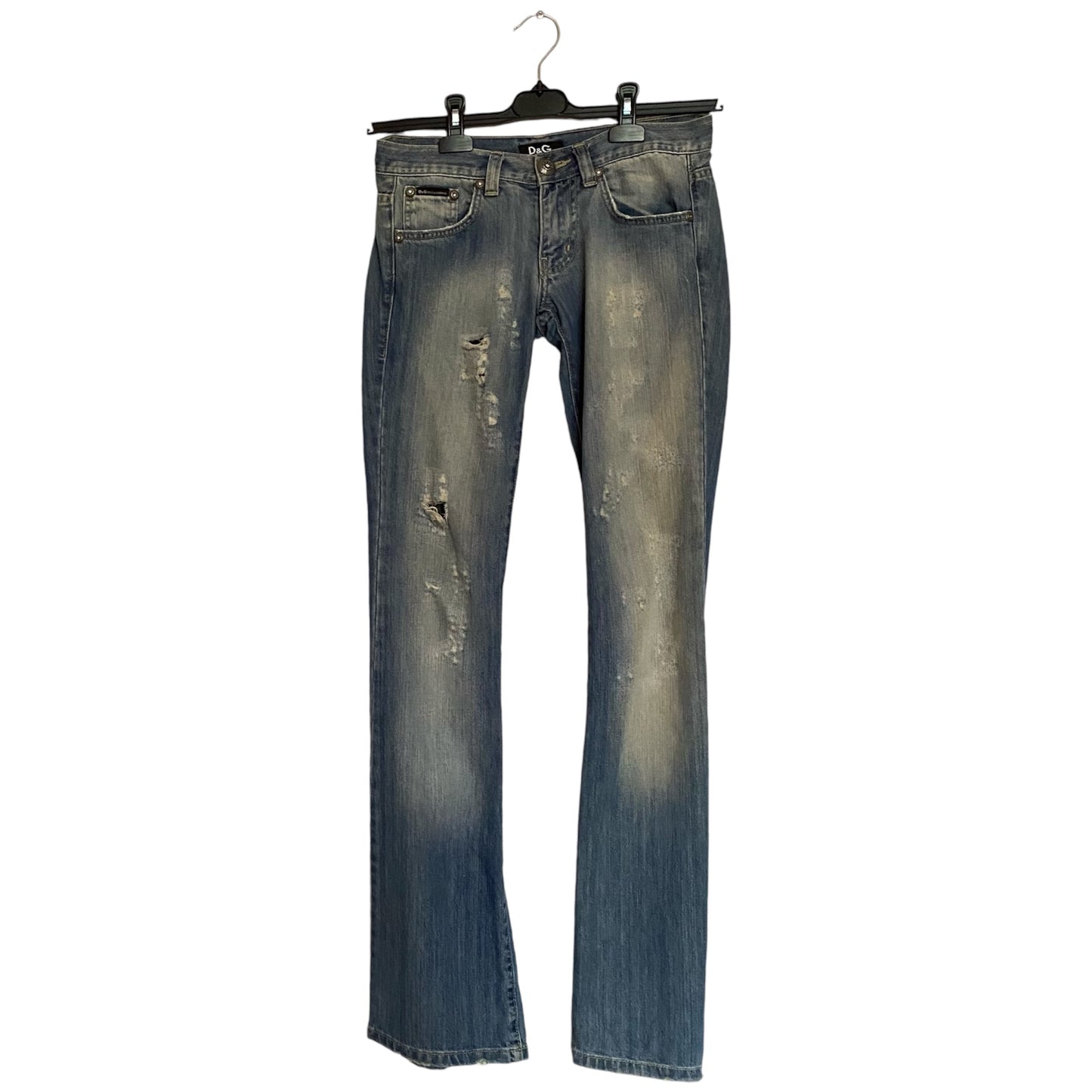 Dolce & Gabbana Flowers Denim Jeans