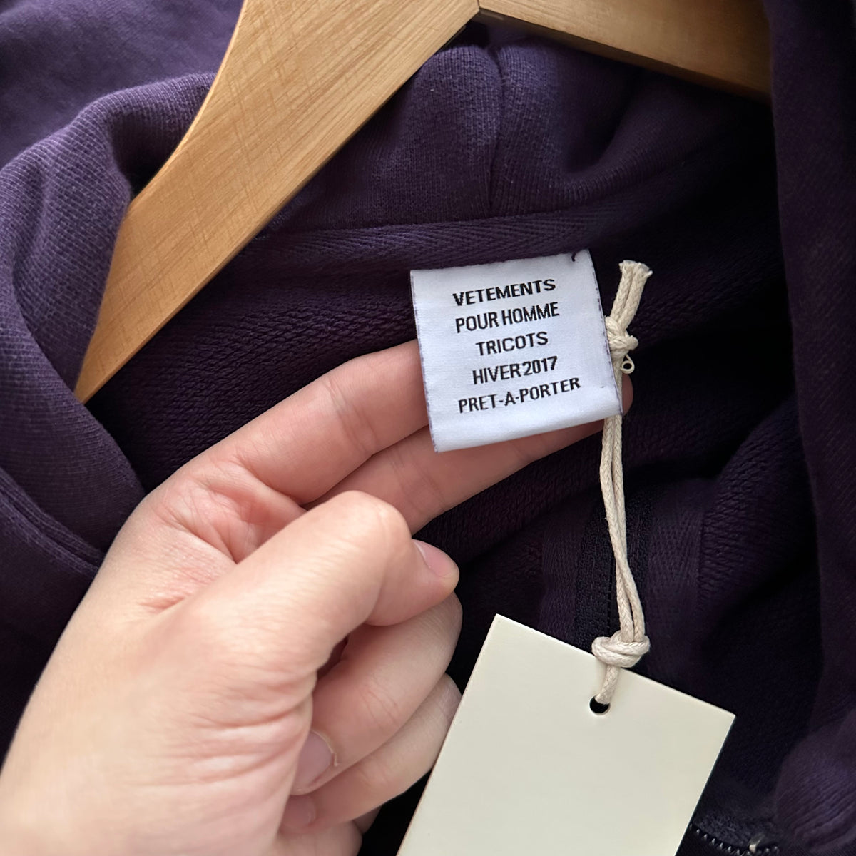 Vetements Sexual Fantasies Zip Up Hoodie AW16