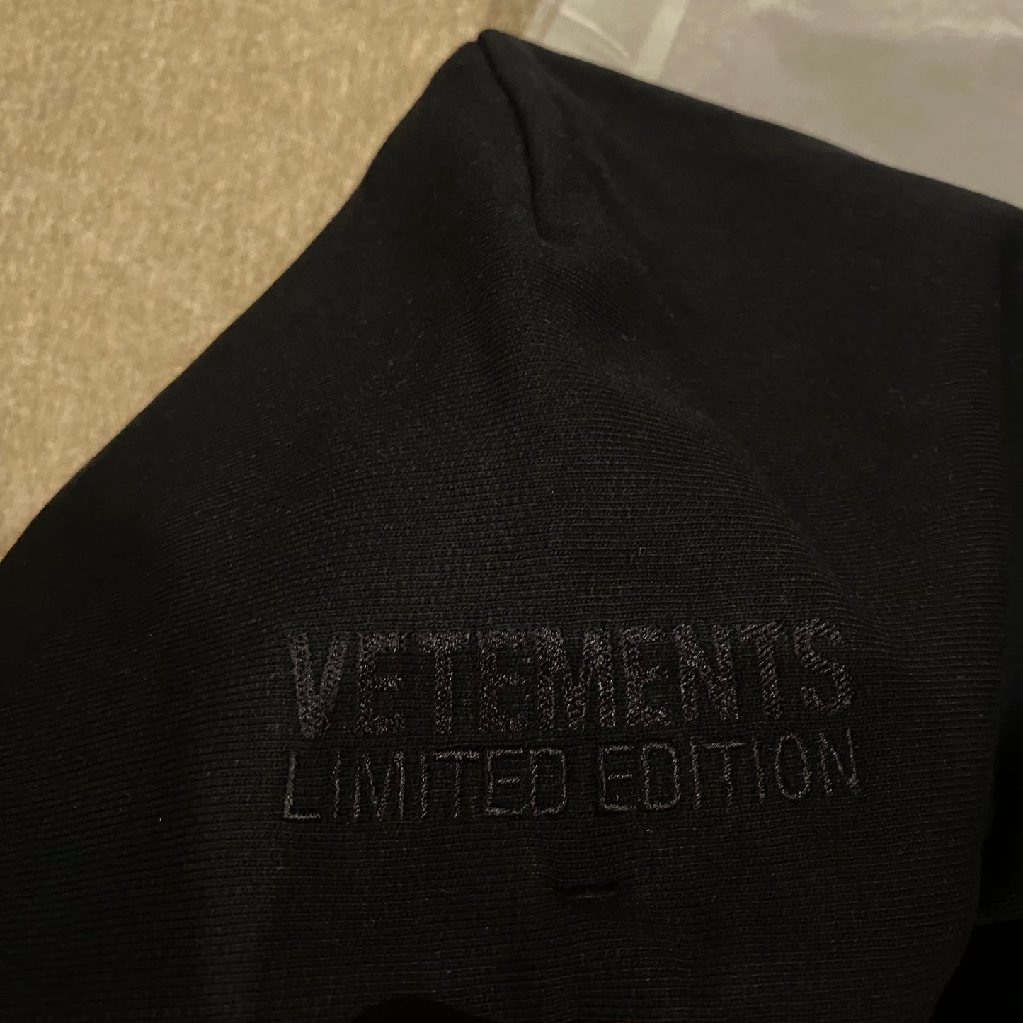 Vetements Vital Existence Hoodie