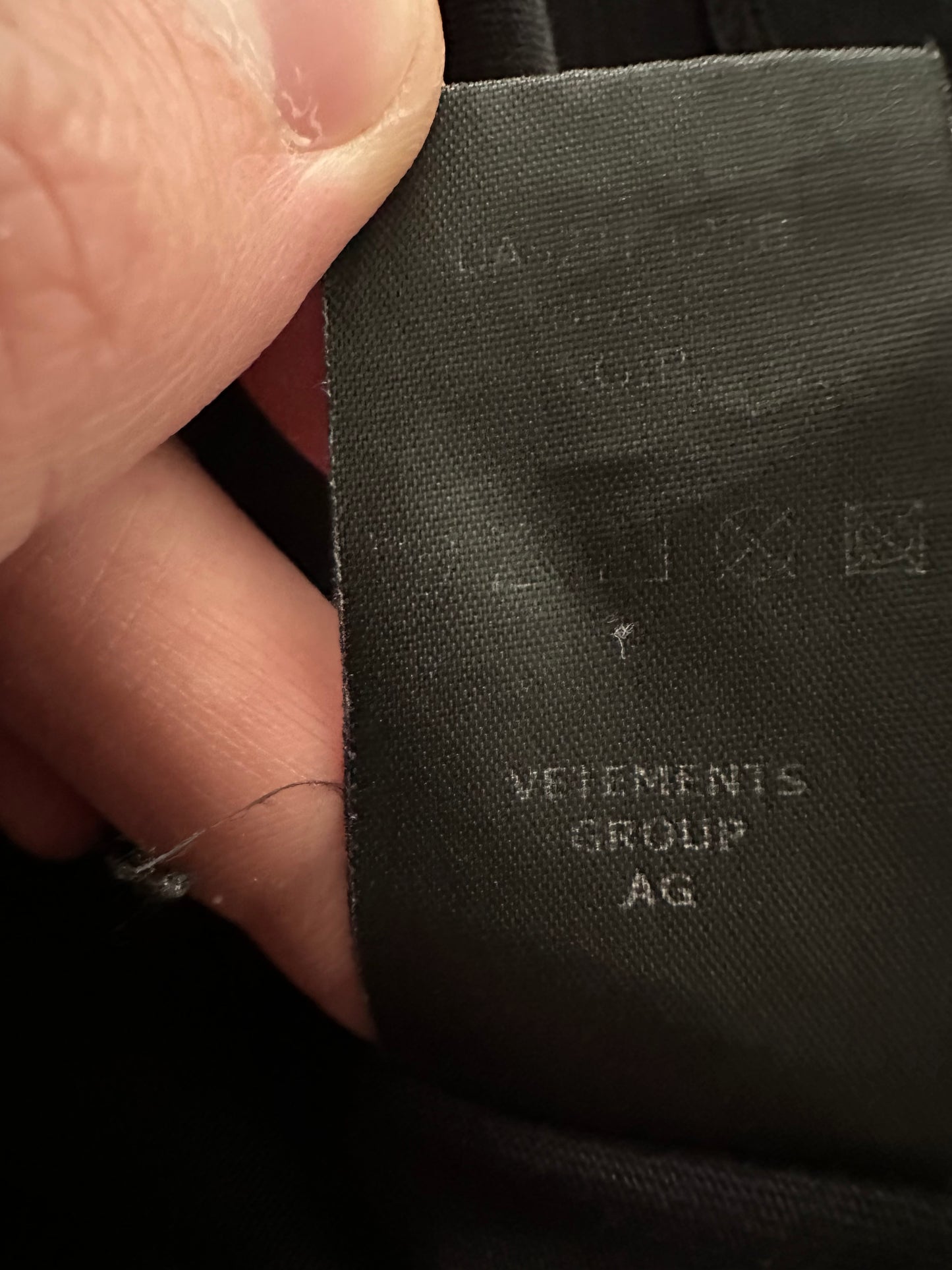 Vetements Human Identity Tee