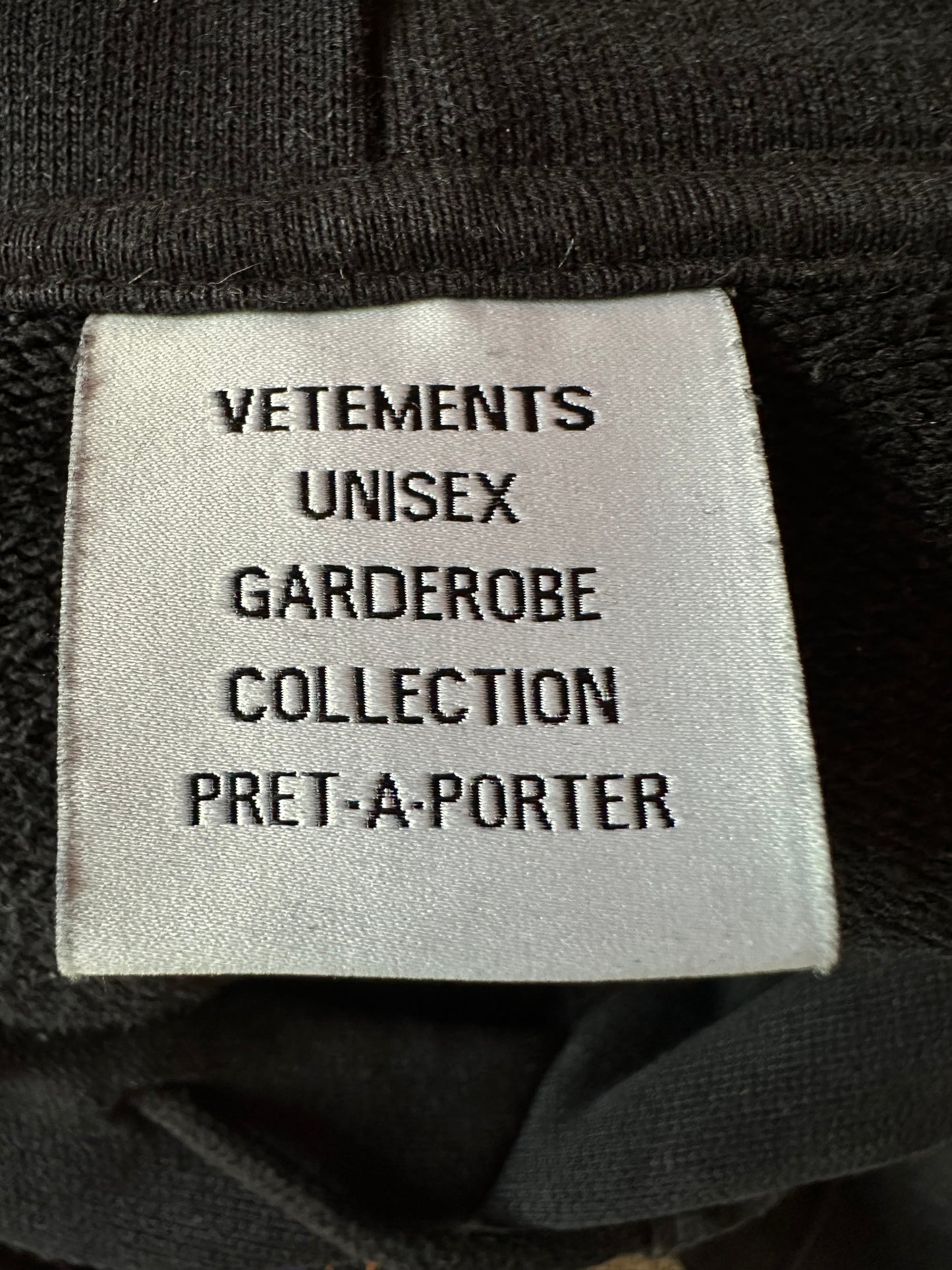 Vetements Vital Existence Hoodie