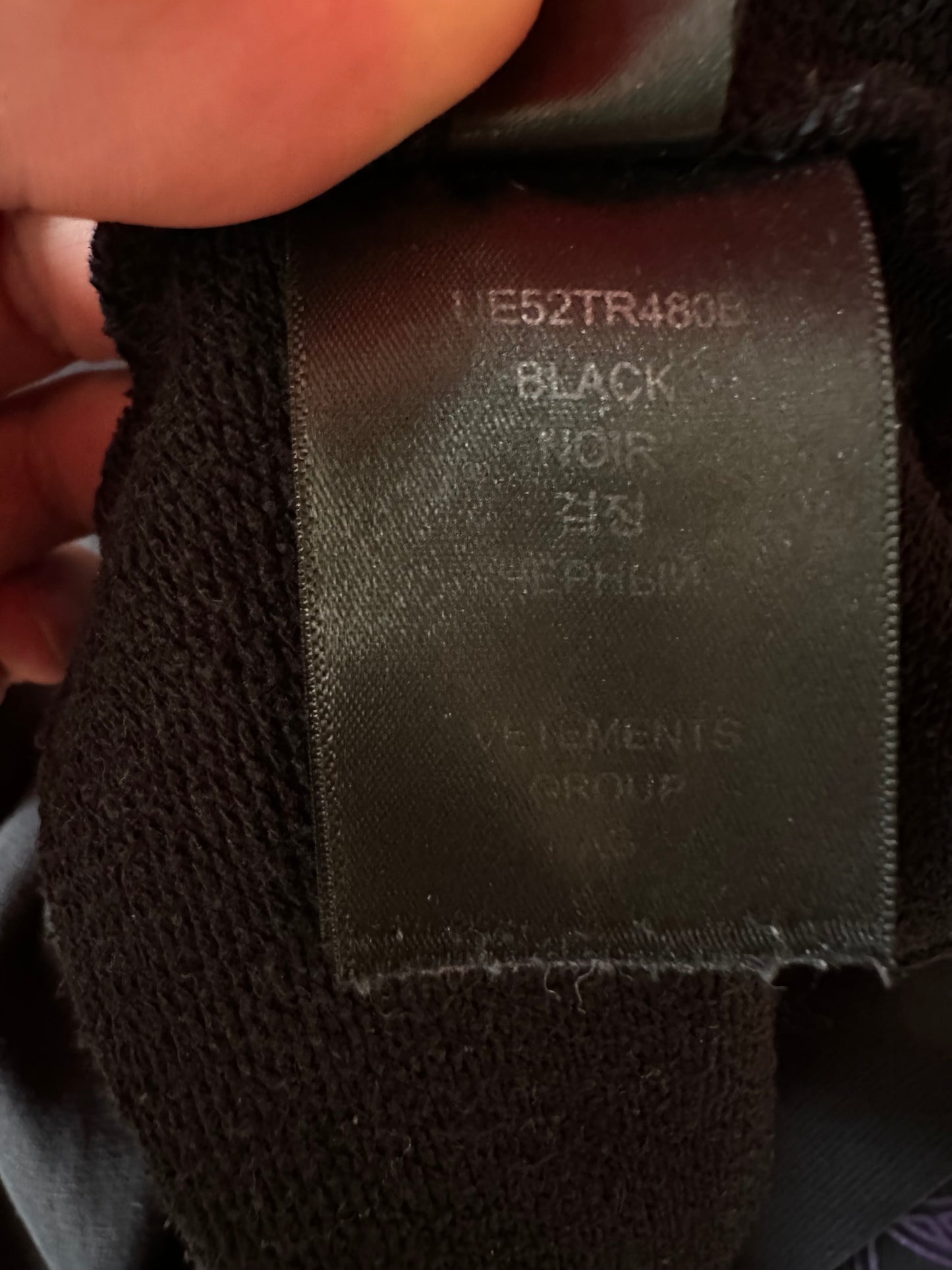 Vetements Vital Existence Hoodie
