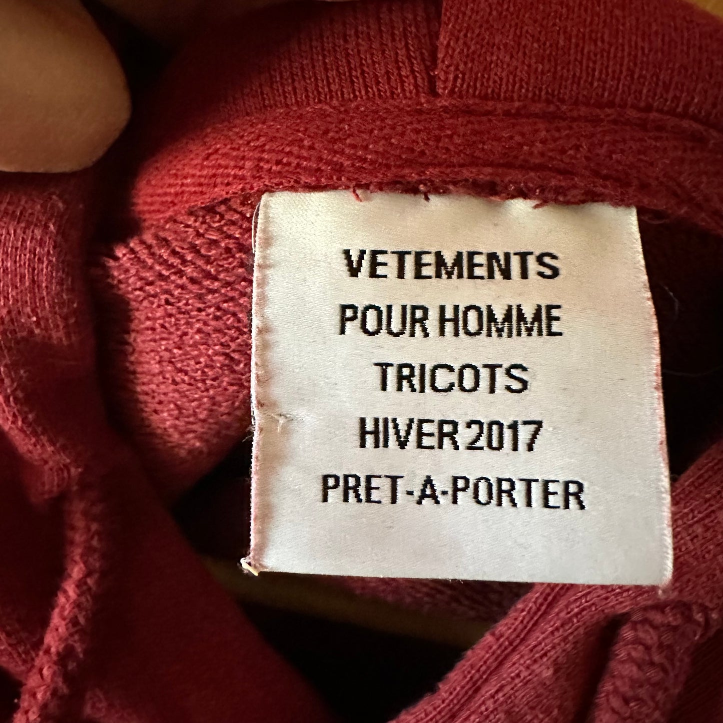 Vetements May The Bridges F/W 17 hoodie Pour Homme