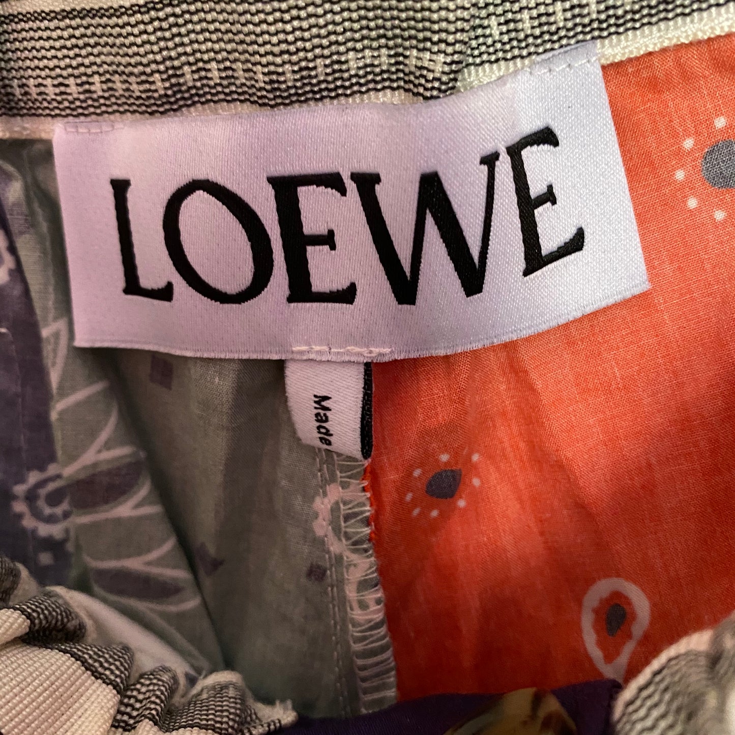 Loewe Bandana Patchwork Shorts