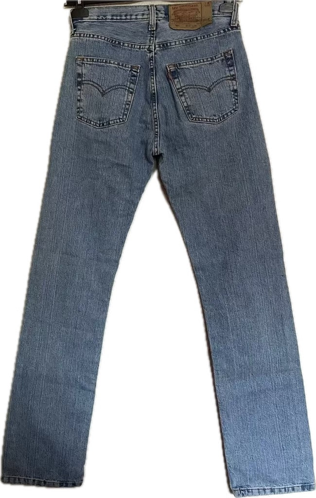 Levi’s 501 Washed Denim Jeans MADE IN USA