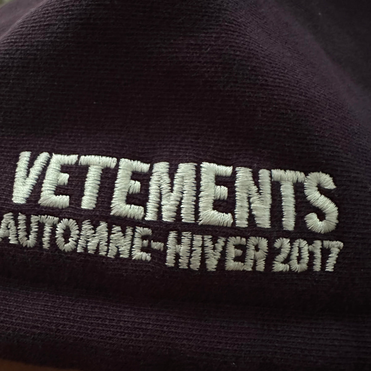 Vetements Sexual Fantasies Zip Up Hoodie AW16