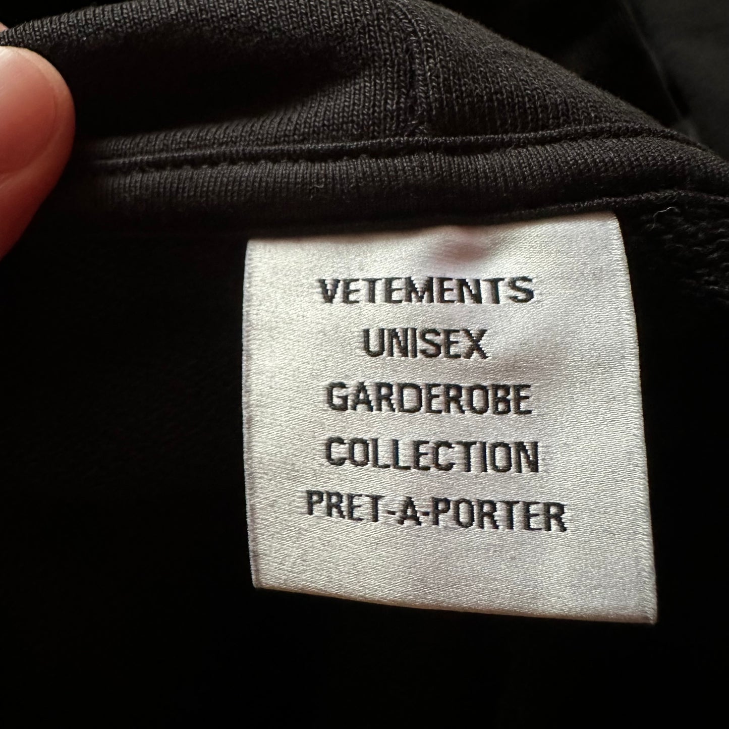 Vetements Pret A Porter Hoodie
