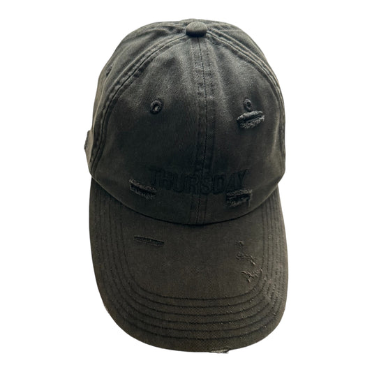 Vetements S/S 19 Distressed “Weekdays” Thursday Cap