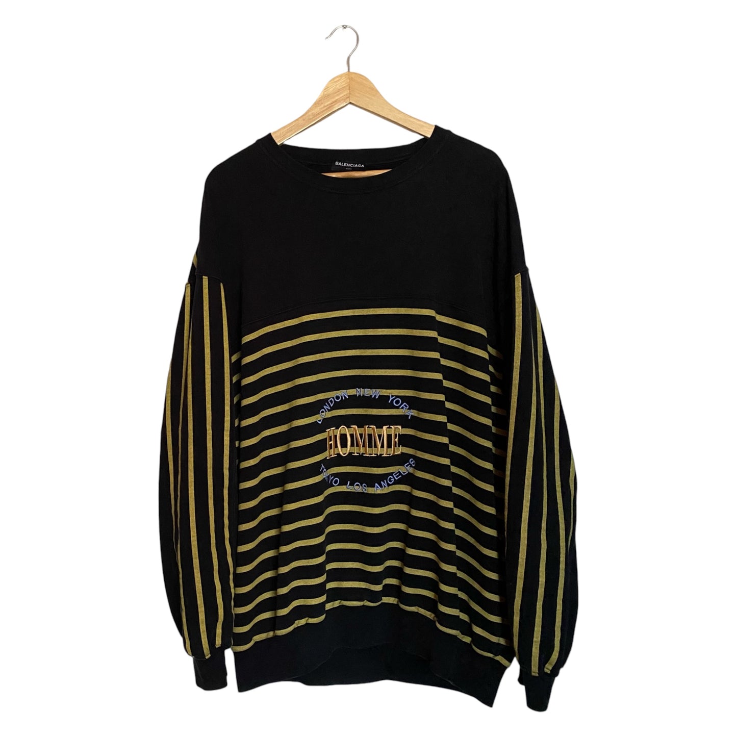 Balenciaga Striped Homme Sweater