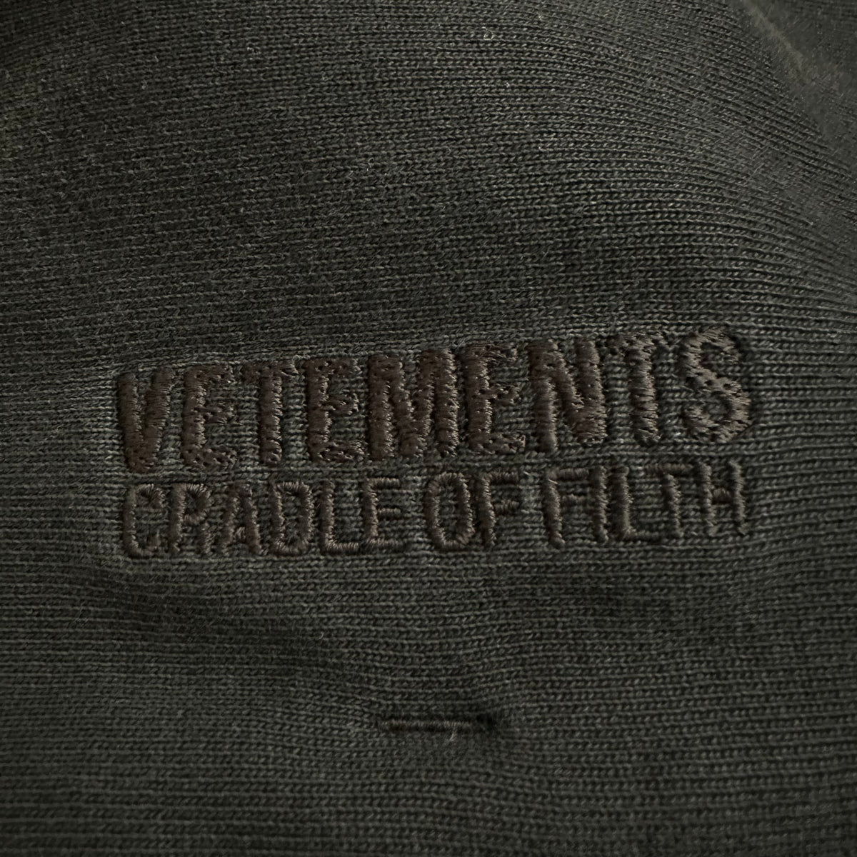 Vetements Cradle Of Filth Butterfly Zip Up Hoodie