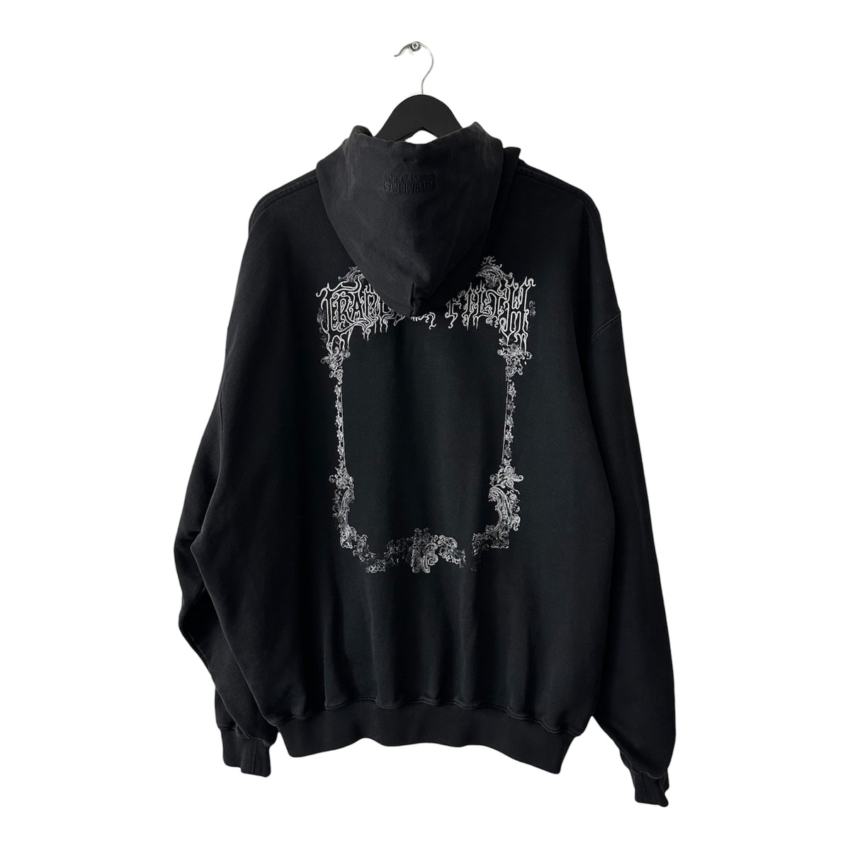 Vetements Cradle Of Filth Butterfly Zip Up Hoodie