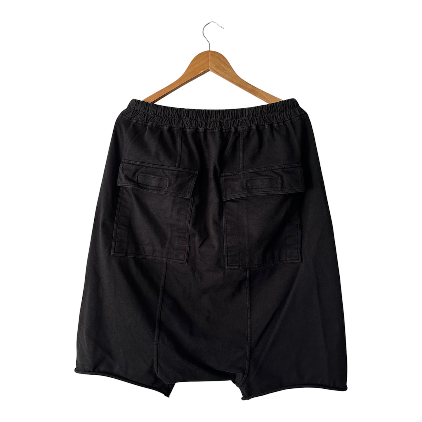 Rick Owens DRKSHDW Cotton Jersey Drawstring Pods Shorts