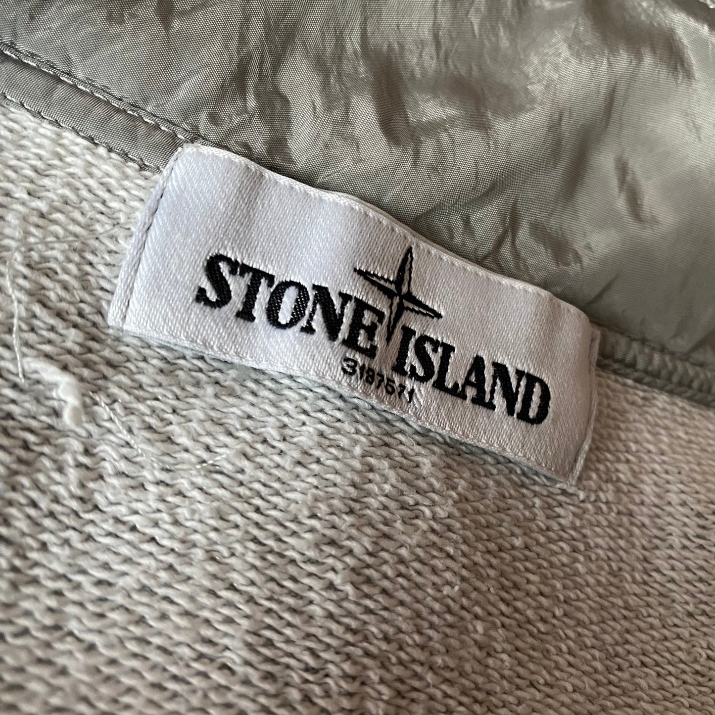 Stone Island Zip Up Hoodie Switching Hood