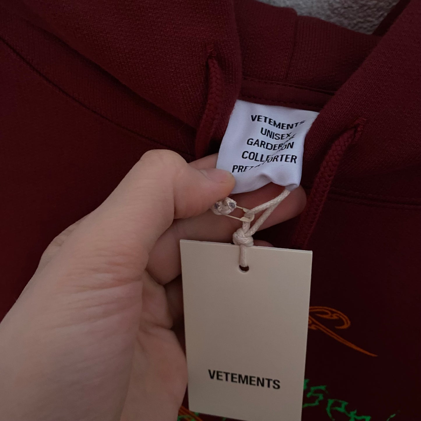 Vetements Vital Existence Hoodie