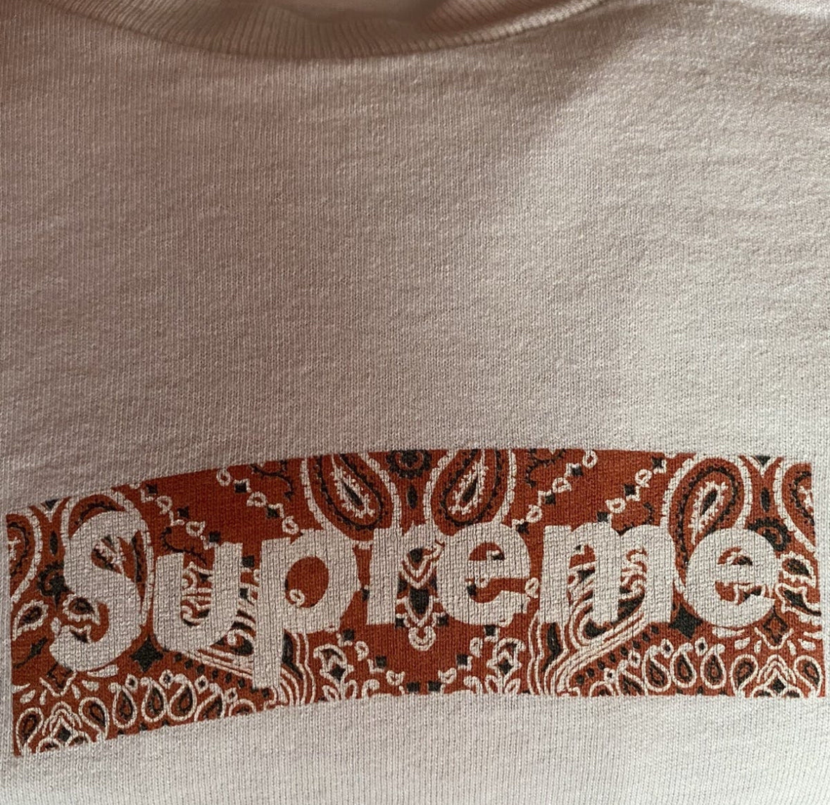 Supreme Bandana Boxlogo Paisley tee 2001