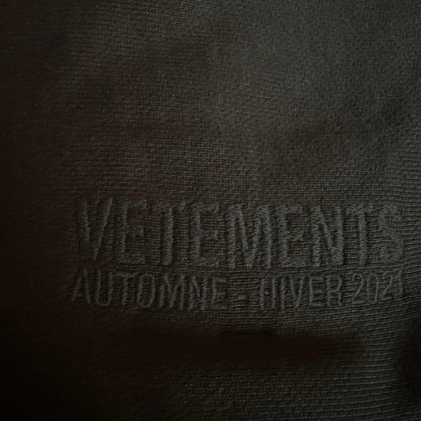 Vetements Metal Patched Hoodie F/W 21