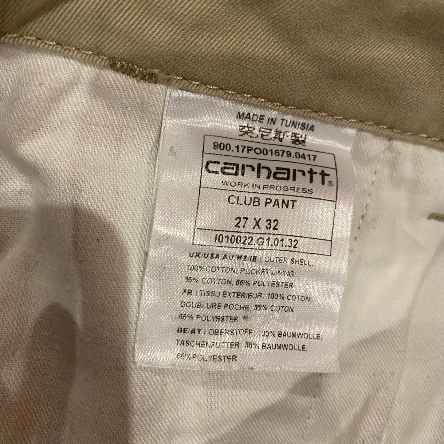 Carhartt WIP Beige Pants