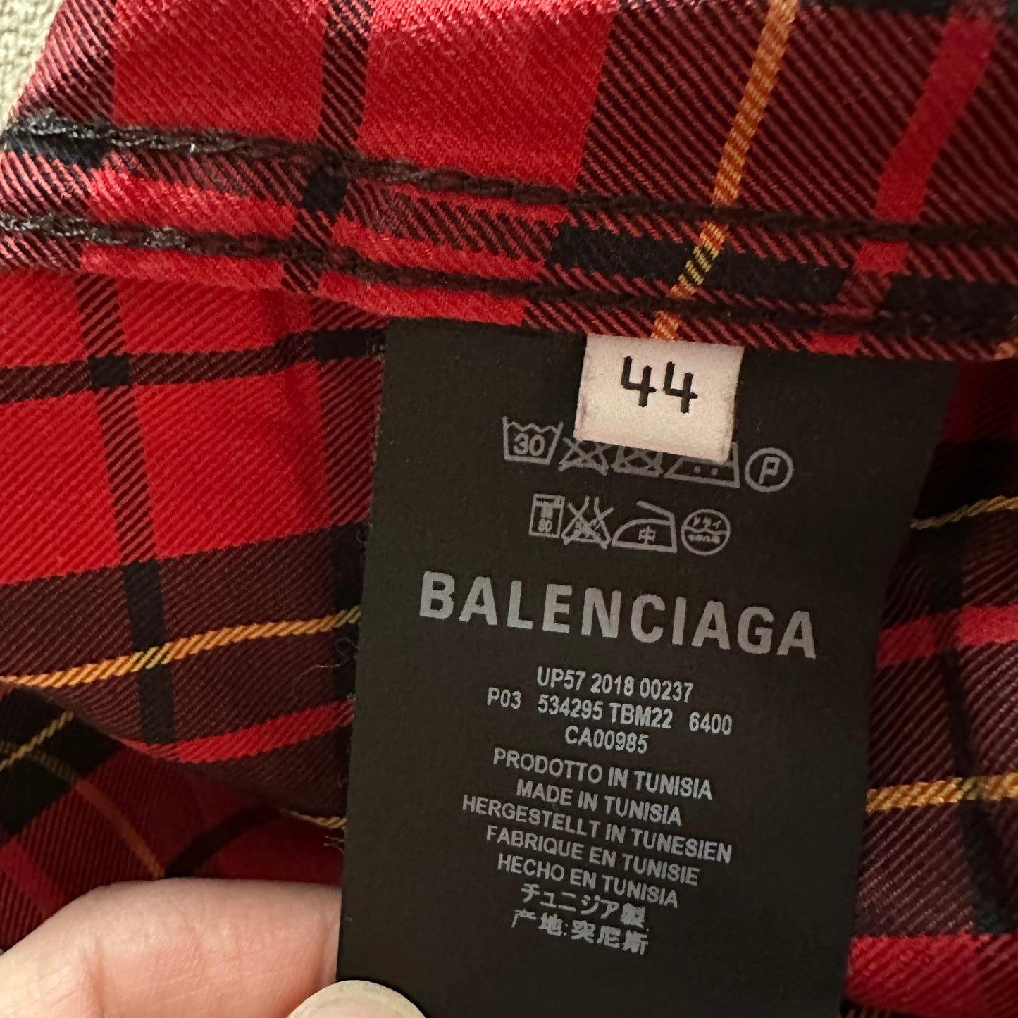 Balenciaga Checkered Pajama Pants