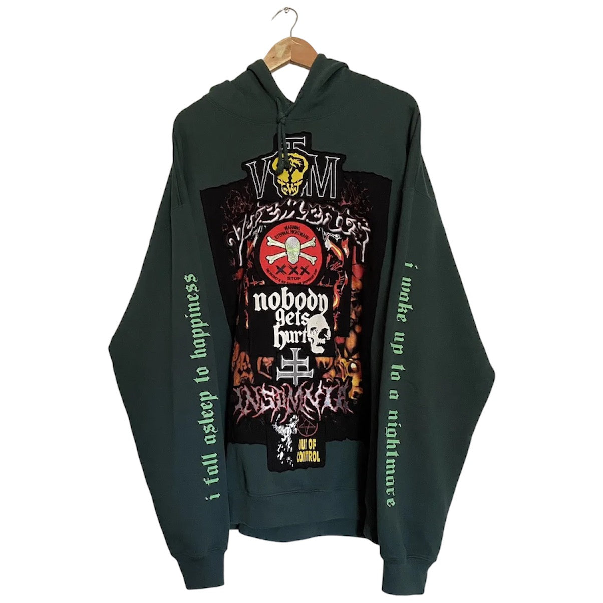 Vetements Metal Patches Hoodie