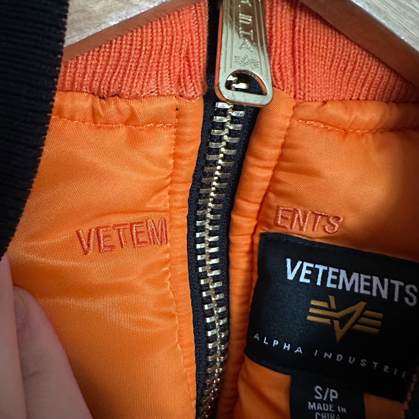 Vetements Reversible Cropped Bomber Jacket