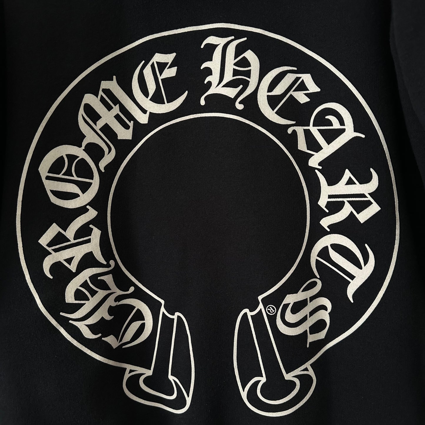 Vintage Chrome Hearts Thermal Horseshoe Floral Dagger Zip Up Hoodie