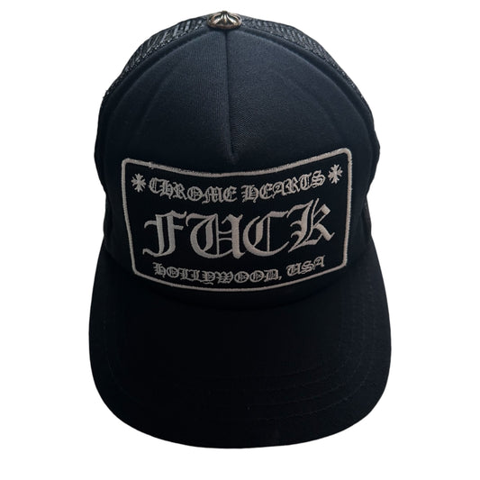 Chrome Hearts Fuck Hollywood Trucker Cap Hat