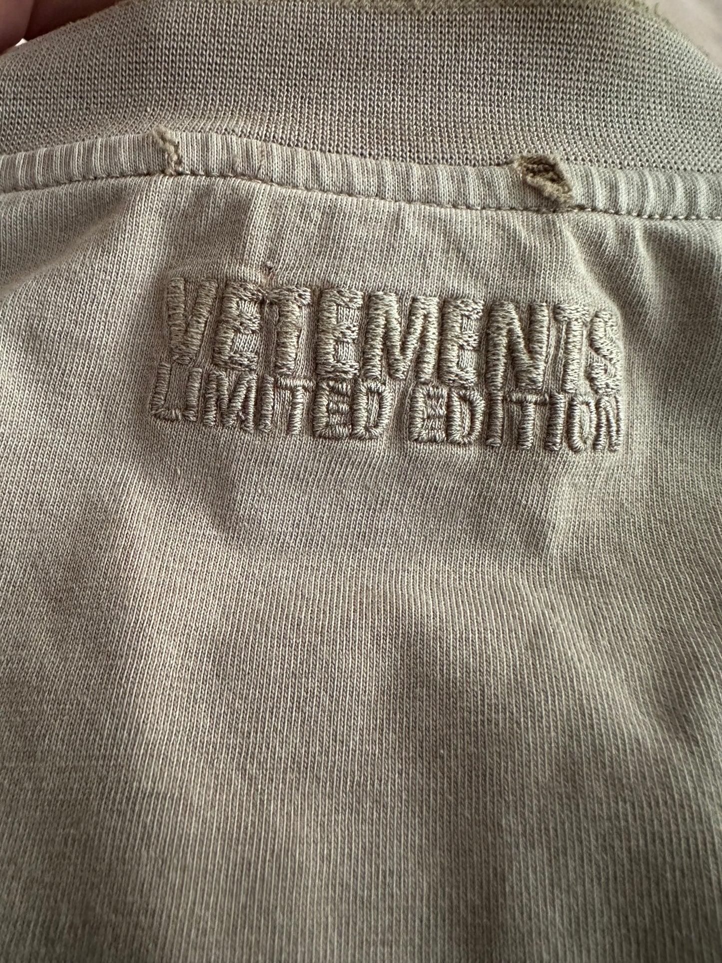 Vetements Made On Earth Tee