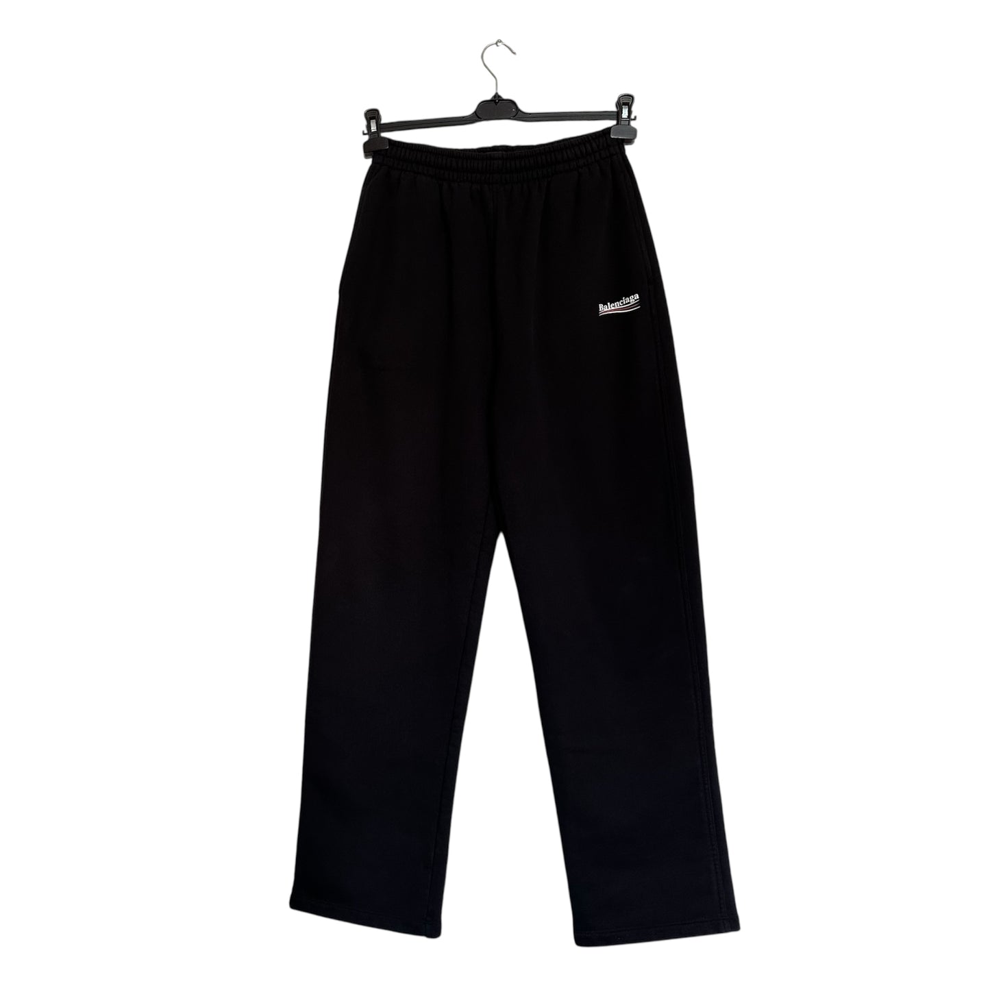 Balenciaga Political Campaign Black Wide Sweatpants