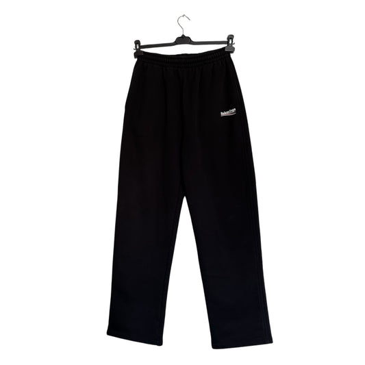 Balenciaga Political Campaign Black Wide Sweatpants