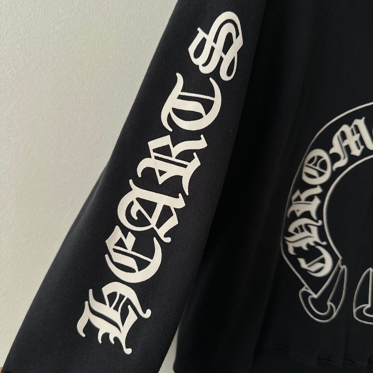 Vintage Chrome Hearts Thermal Horseshoe Fuck You Zip Up Hoodie
