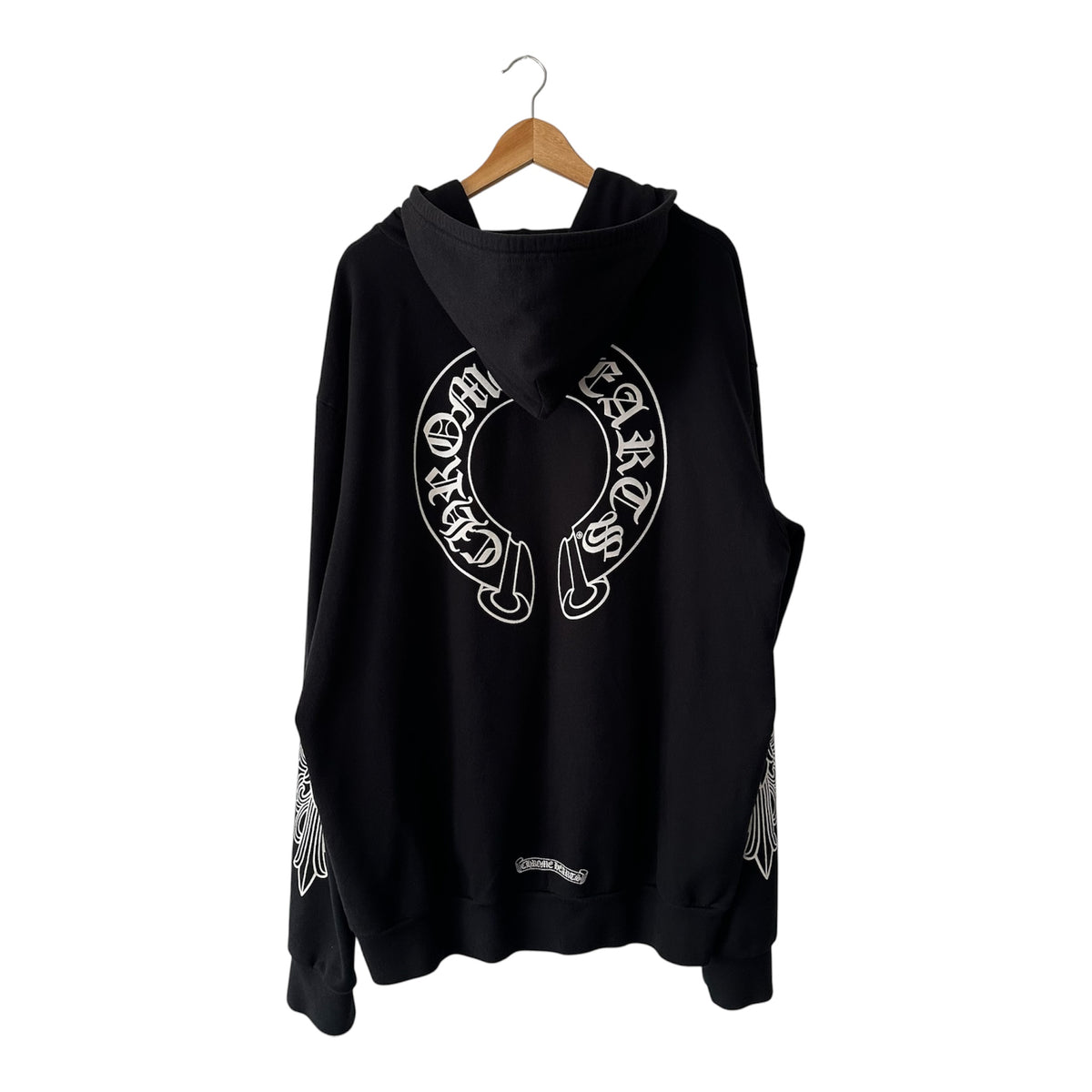 Chrome Hearts Floral Horseshoe Zip Up Hoodie