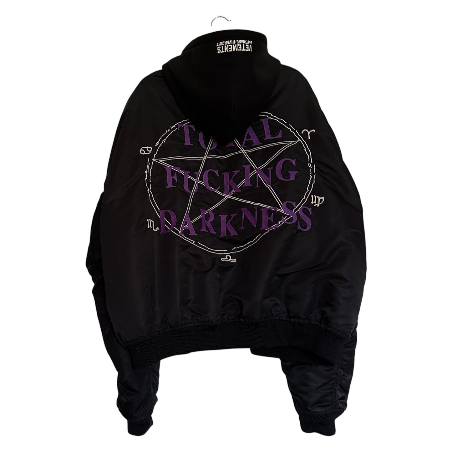 Vetements RUNWAY TFD Total Fucking Darkness Jacket AW16
