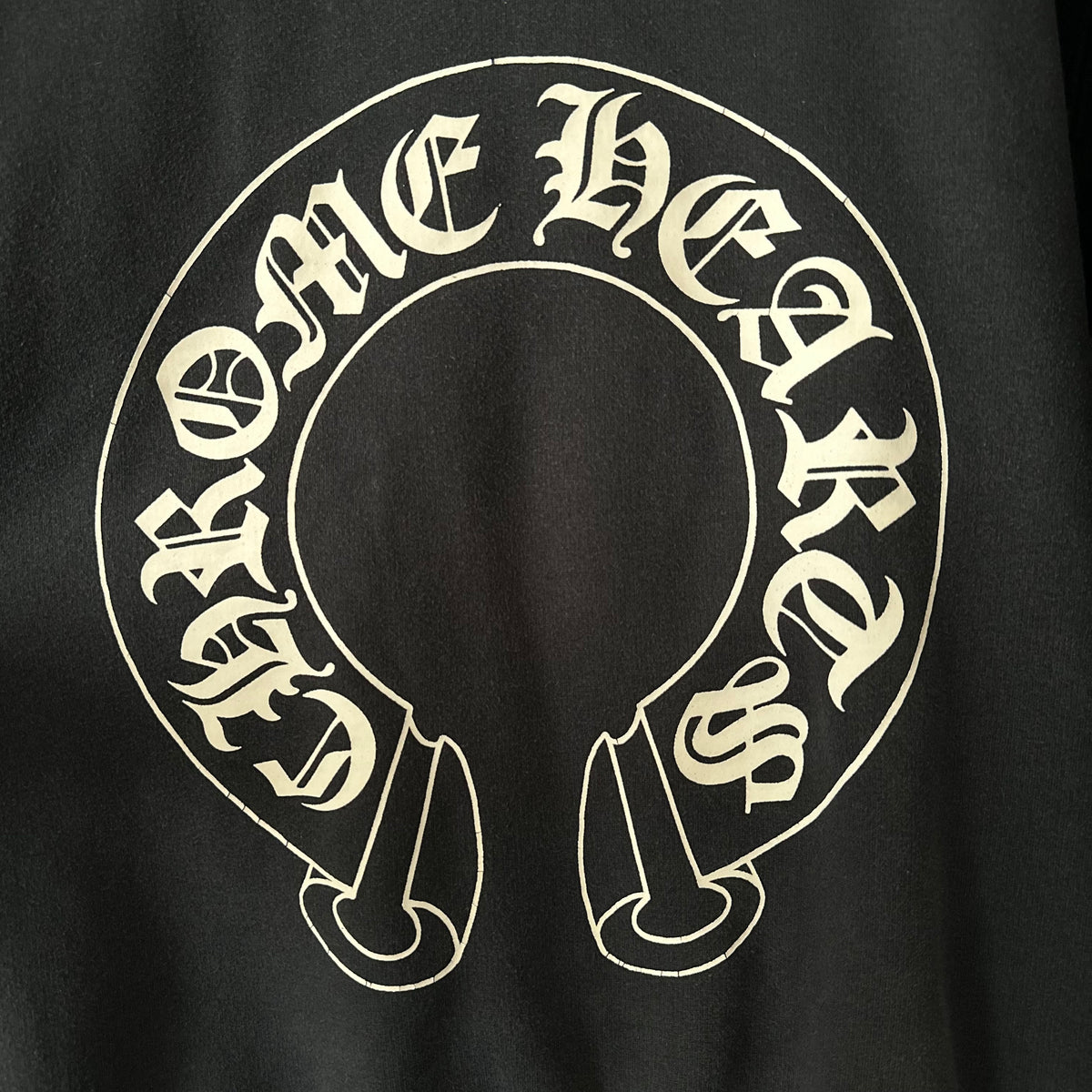 Vintage Chrome Hearts Thermal Horseshoe Fuck You Zip Up Hoodie