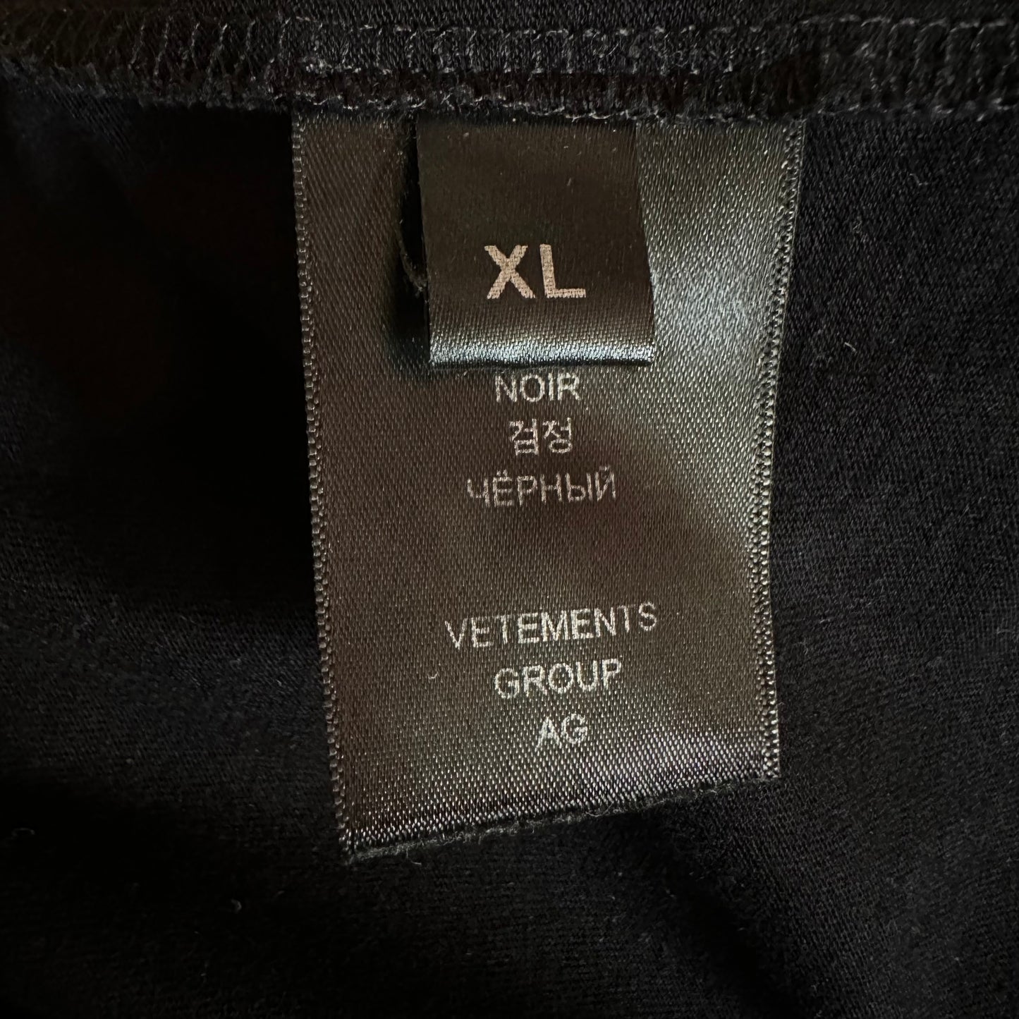 Vetements Vital Existence Tee