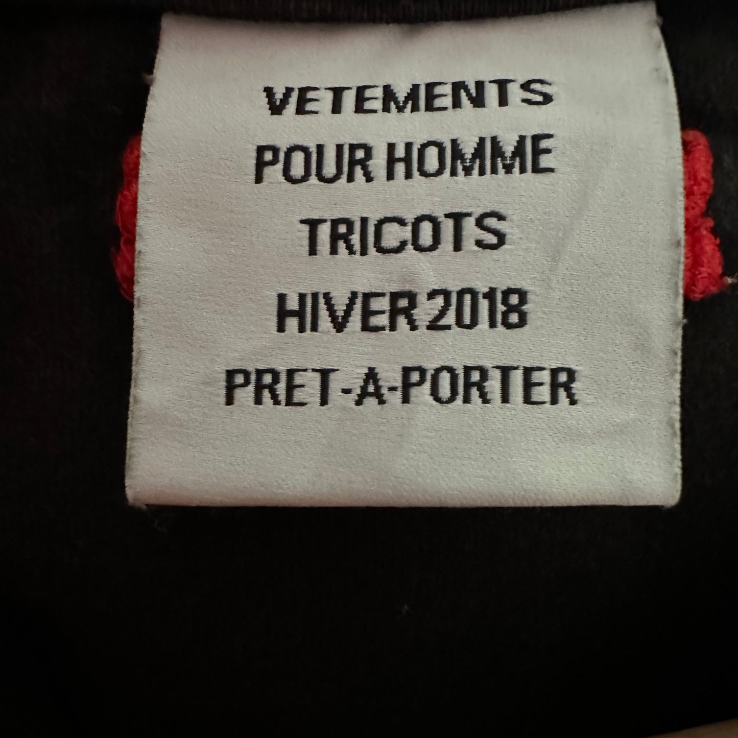 Vetements Rammstein Tee F/W 18